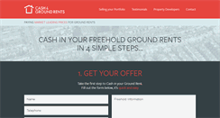 Desktop Screenshot of cash4groundrents.com